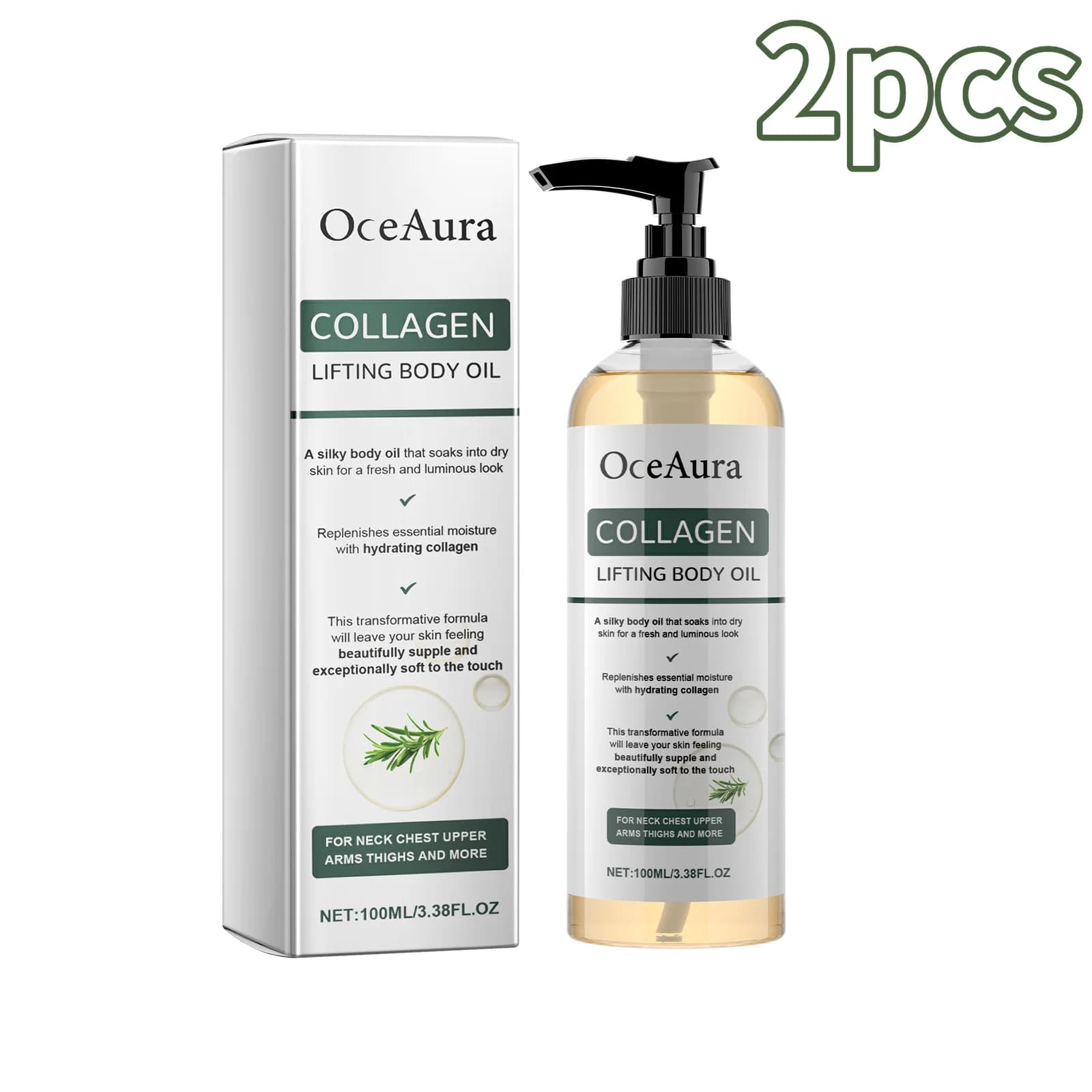 Collagen firming body oil bottle 100ml — image 7