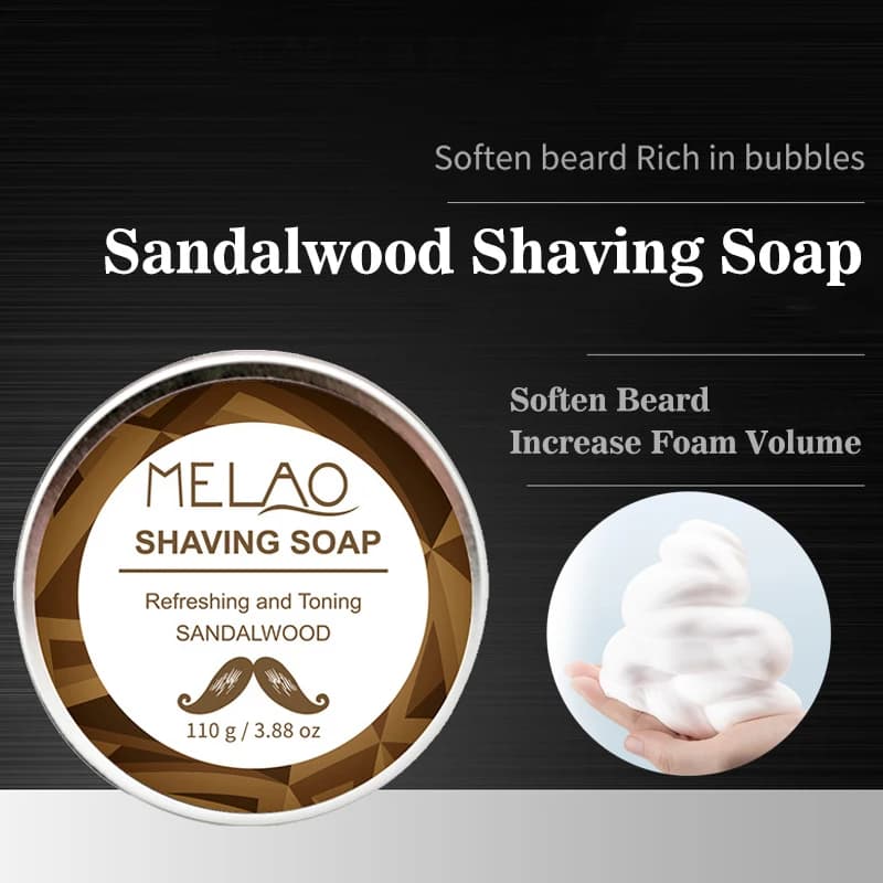 Sandalwood Shaving & Beard Soap – 110 g