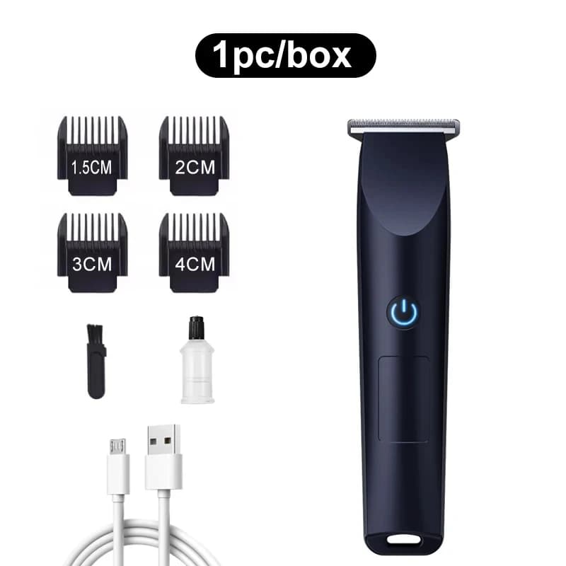 USB rechargeable electric hair clipper with adjustable cutter head — image 7