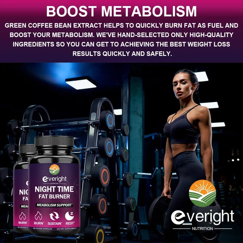 nighttime fat burner supplement bottle — image 5