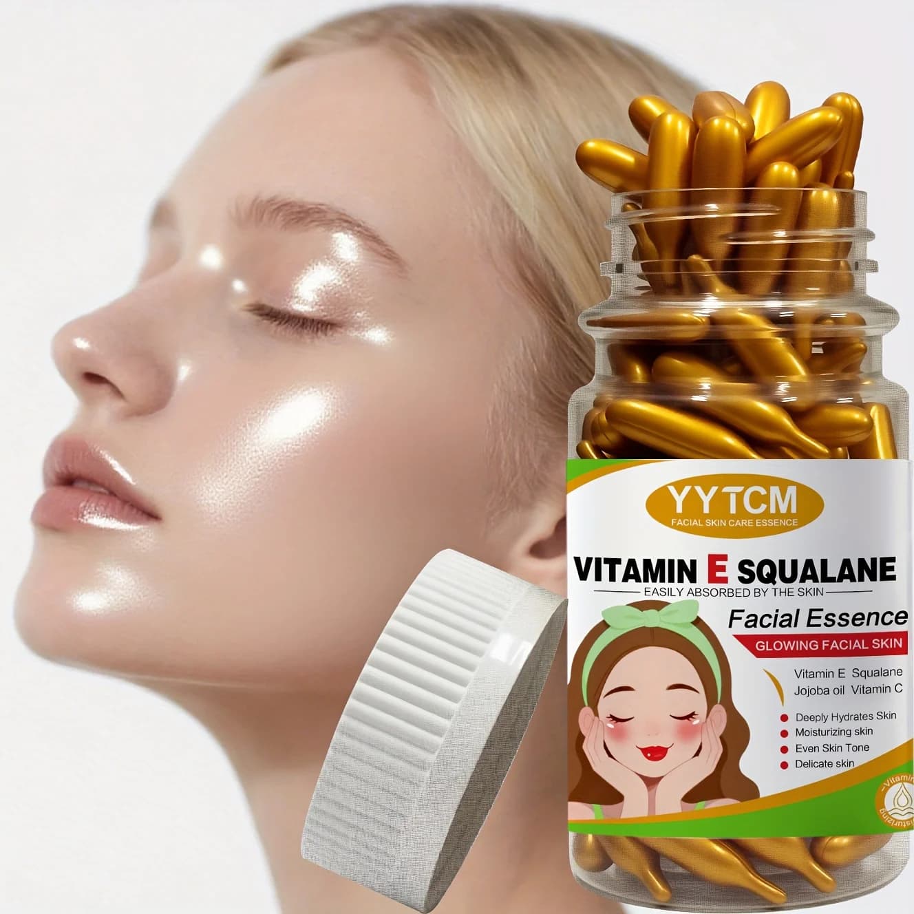 Vitamin E Deep Moisturizing Capsule Essence – 90 Capsules