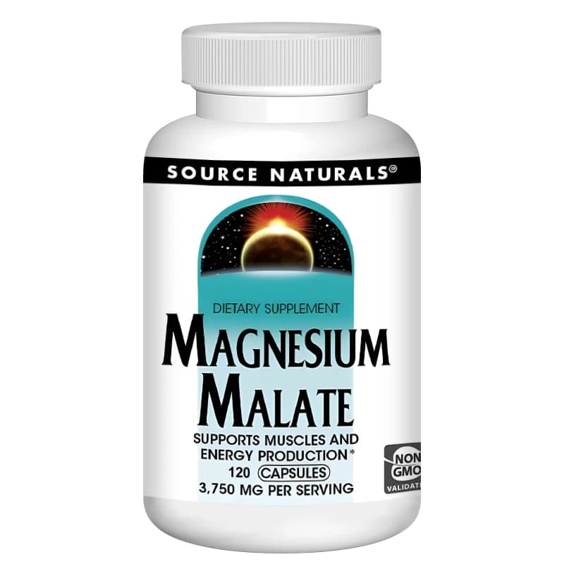 bottle of magnesium malate supplement — image 8