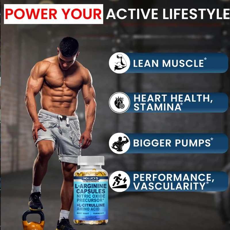 L-Arginine and L-Citrulline capsules bottle — image 5