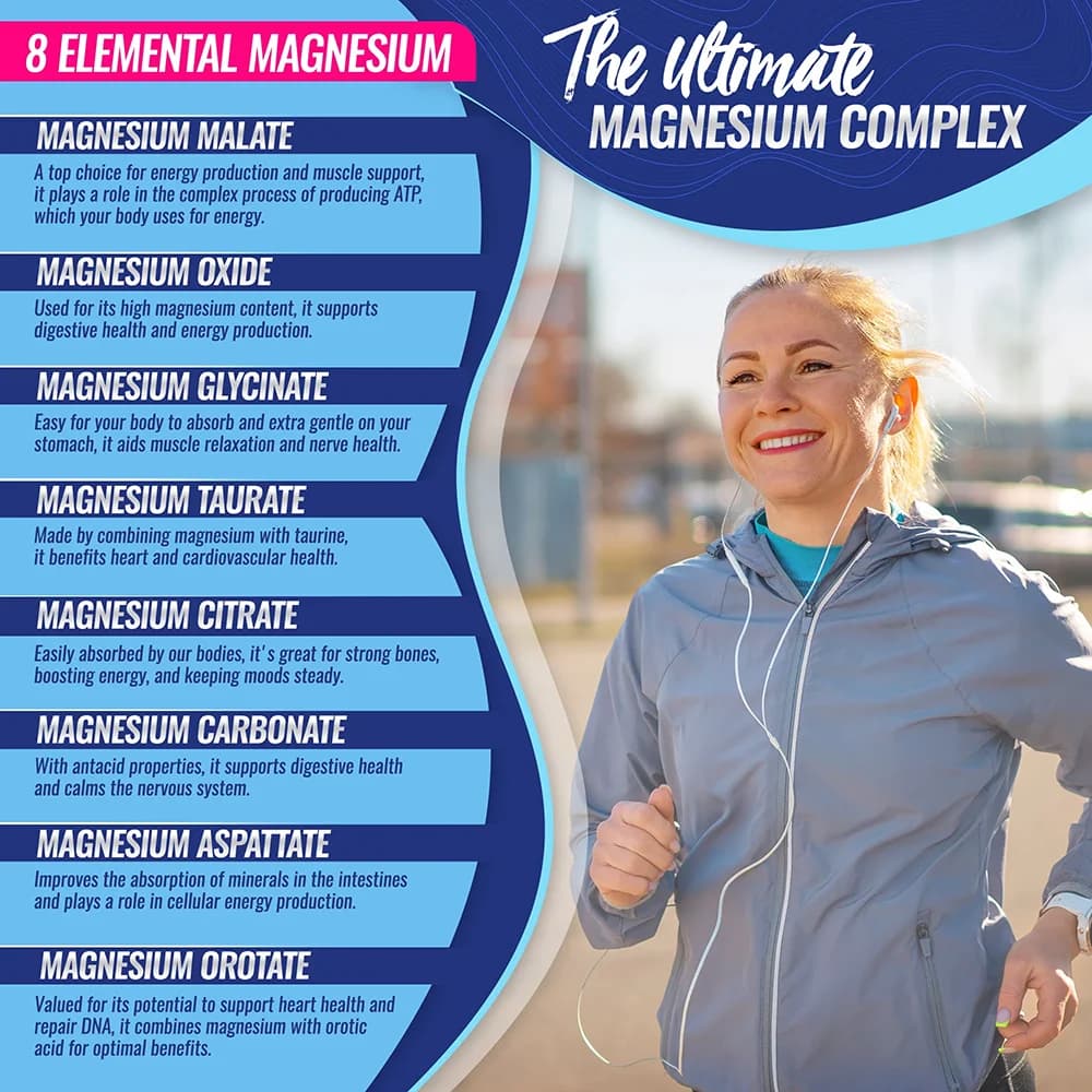 bottles of magnesium complex supplement — image 4