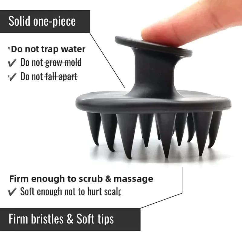 silicone scalp massager hair brush — image 5