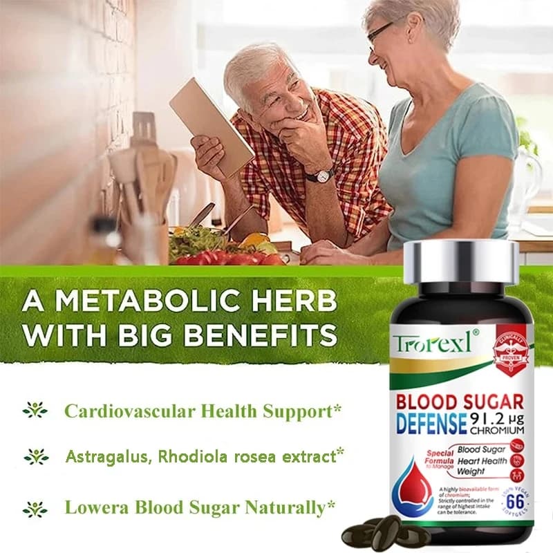 Blood Sugar Defense diabetes capsules bottle — image 3