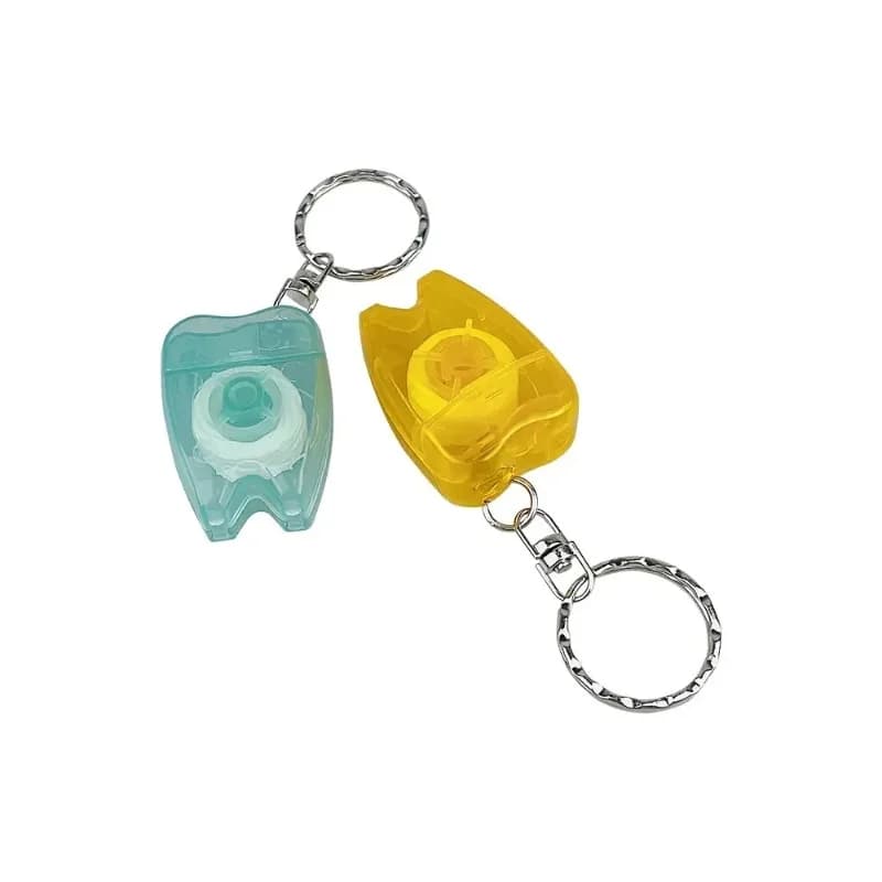 keychain dental floss picks set of 10 — image 5