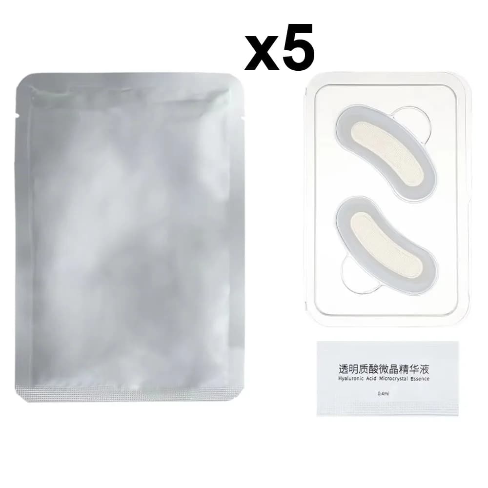 microneedle hyaluronic acid eye patch pack — image 8