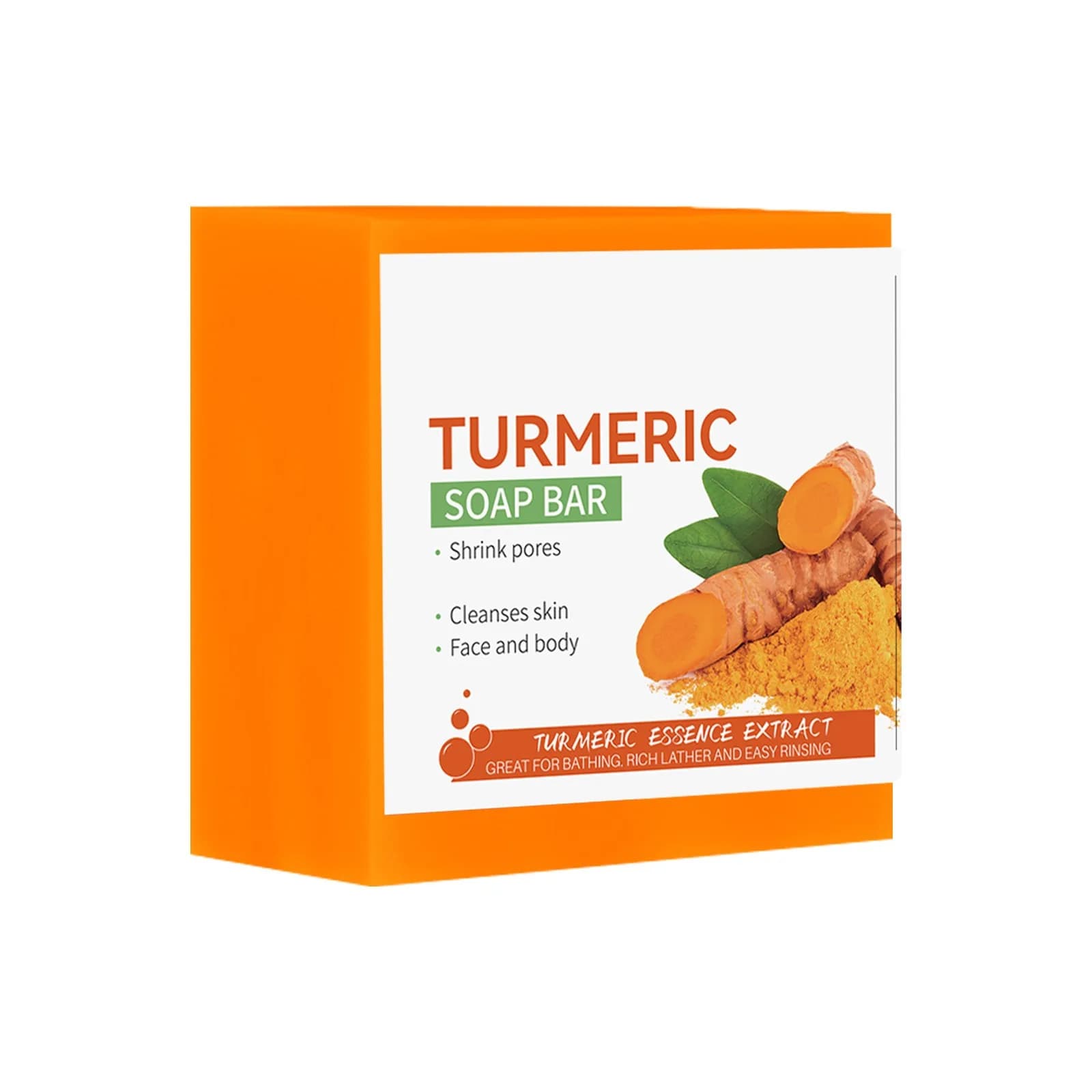 hand‑made turmeric soap bar — image 1