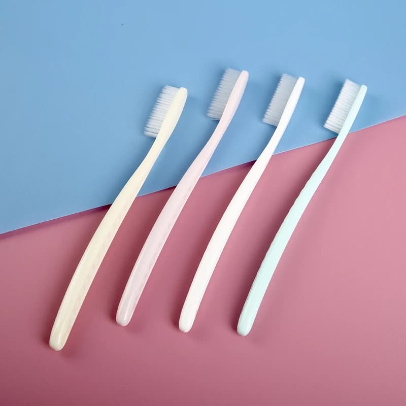 soft long-head adult toothbrush set of four — image 4