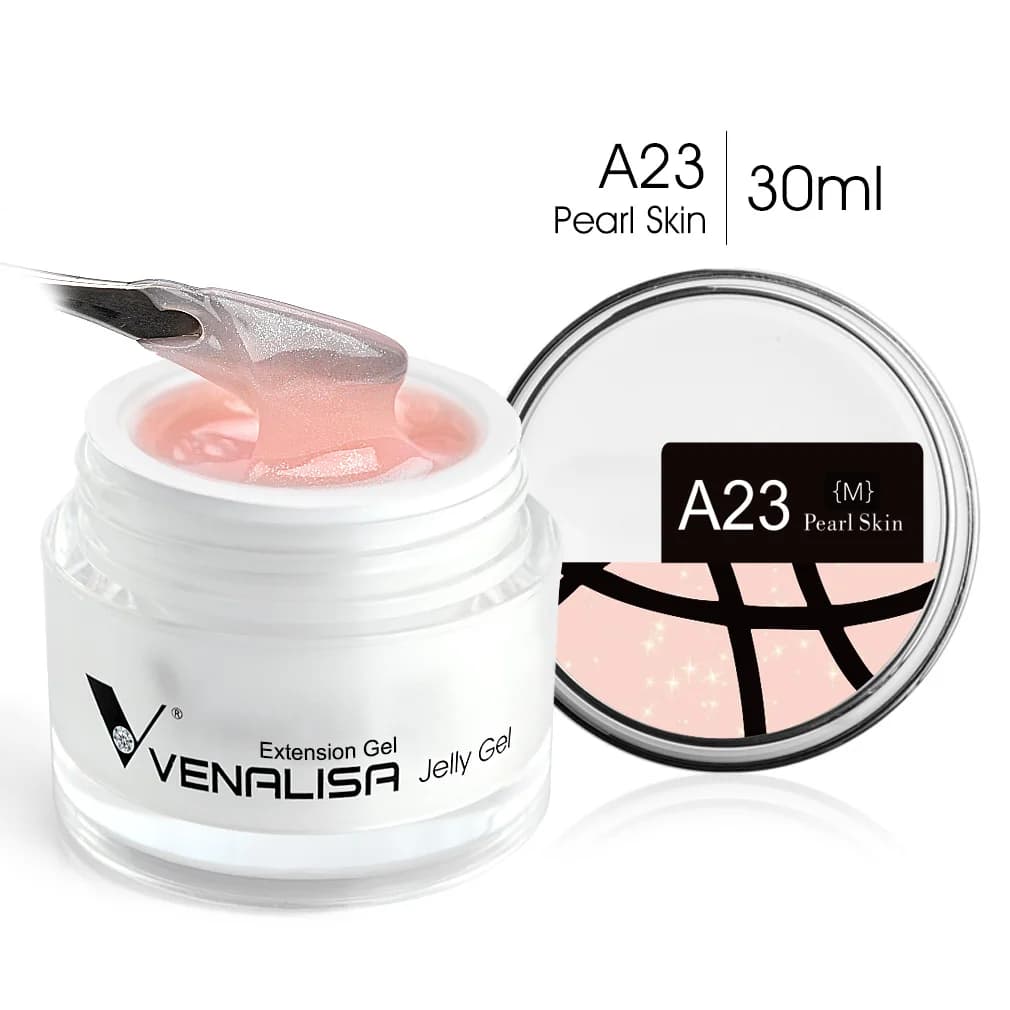 clear pearl glitter nail extension gel tube — image 8