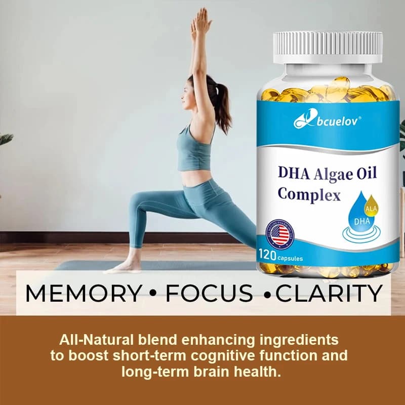 bottle of DHA supplement capsules — image 4
