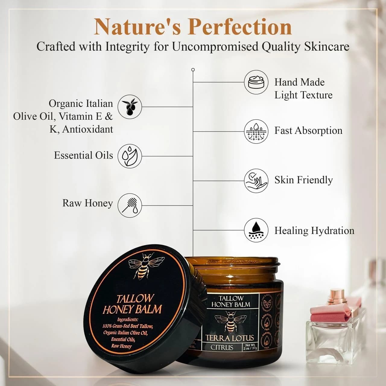 tallow and manuka honey moisturizing cream in a 60g jar — image 6