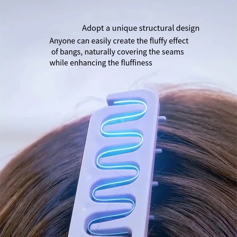 fluffy wide-tooth volumizing hairbrush — image 4