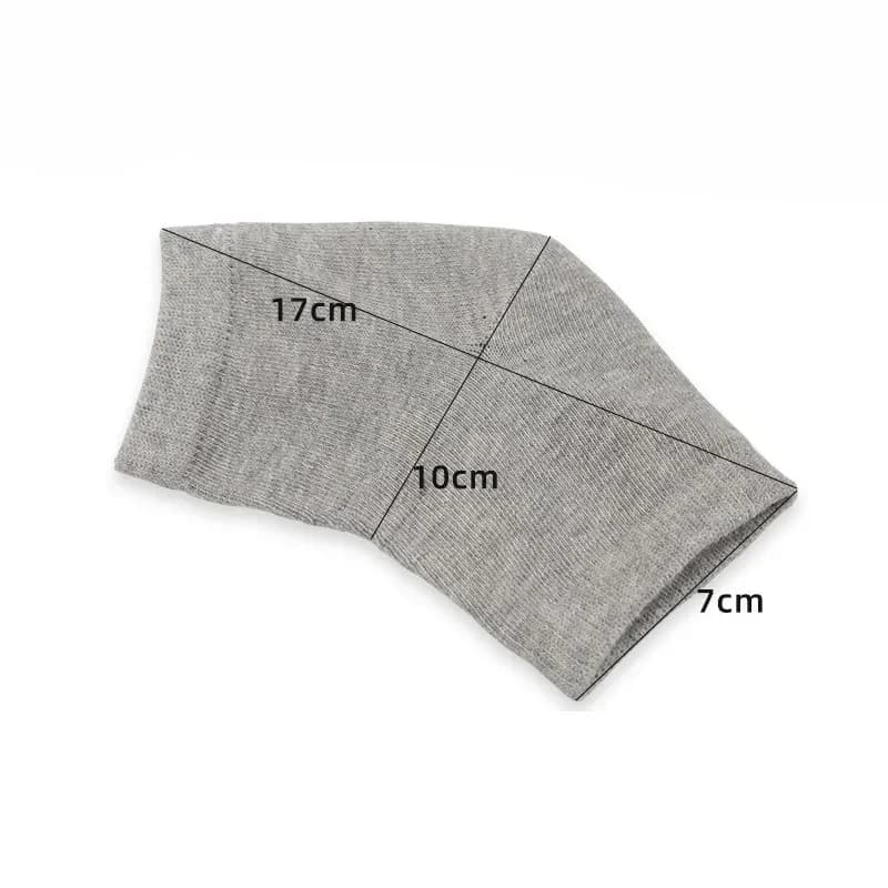 Reusable silicone gel heel socks for moisturizing cracked feet — image 6