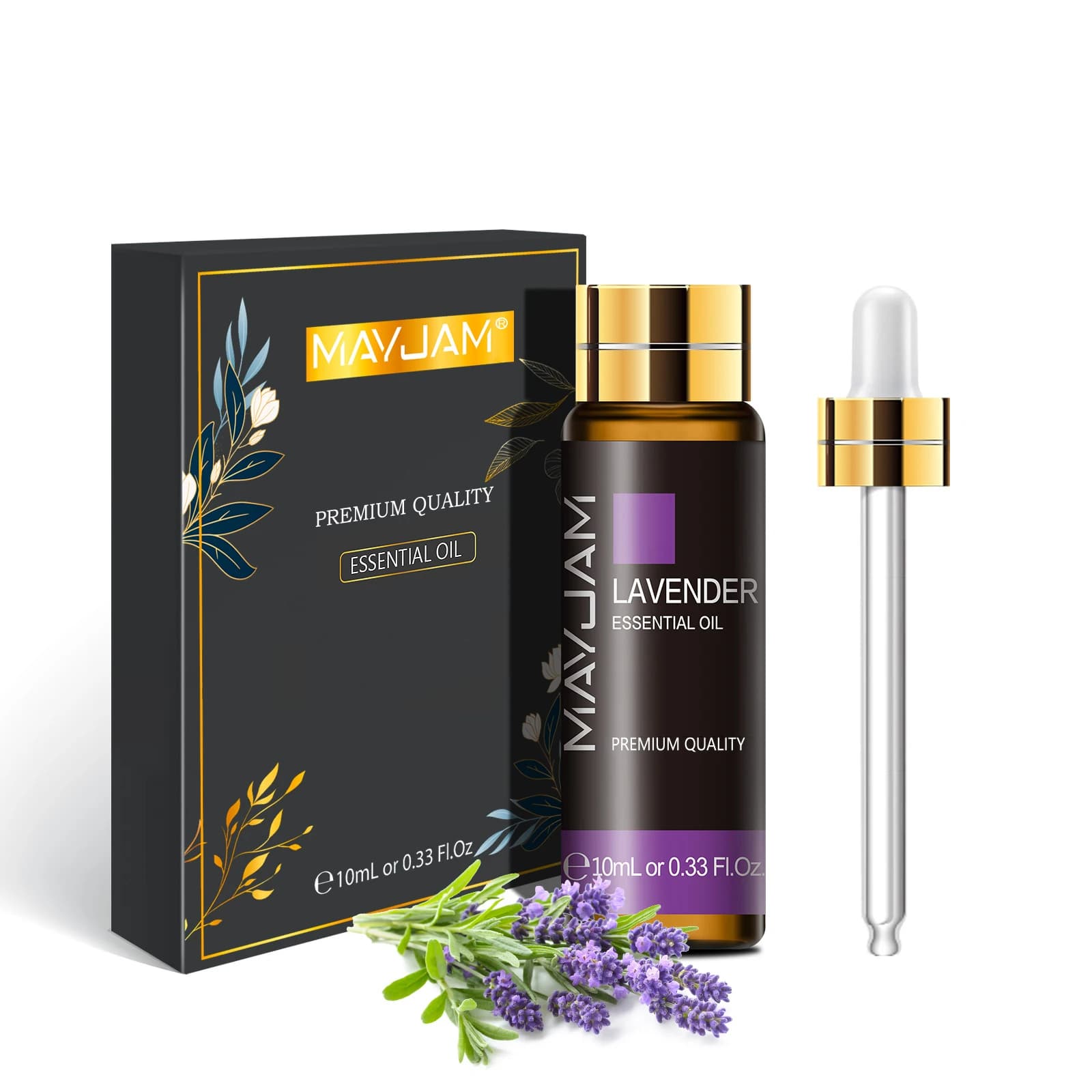 10 ml bottle of lavender and eucalyptus essential oil — image 4