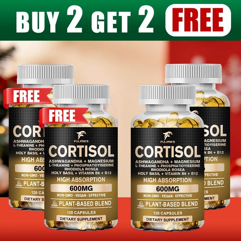 Cortisol Support Supplement with Ashwagandha & Magnesium