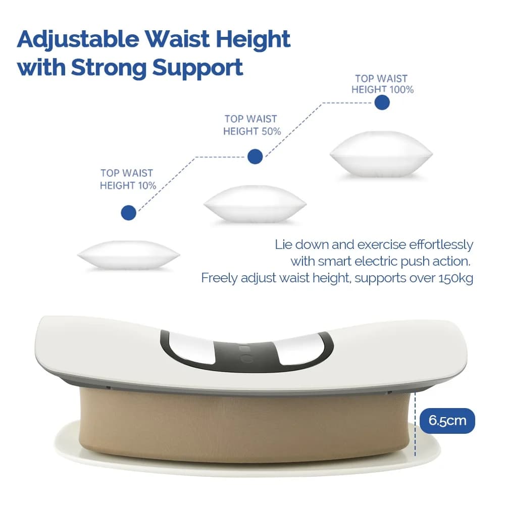 electric lumbar traction massager with inflatable back stretcher — image 3