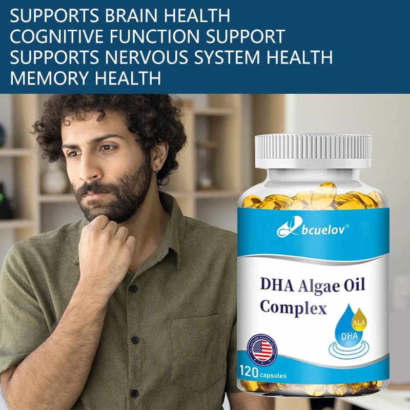 bottle of DHA supplement capsules — image 3