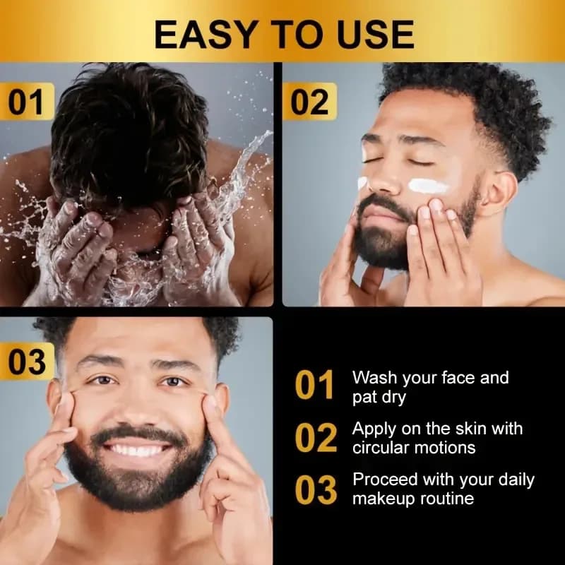 Men's retinol face moisturizer cream — image 4