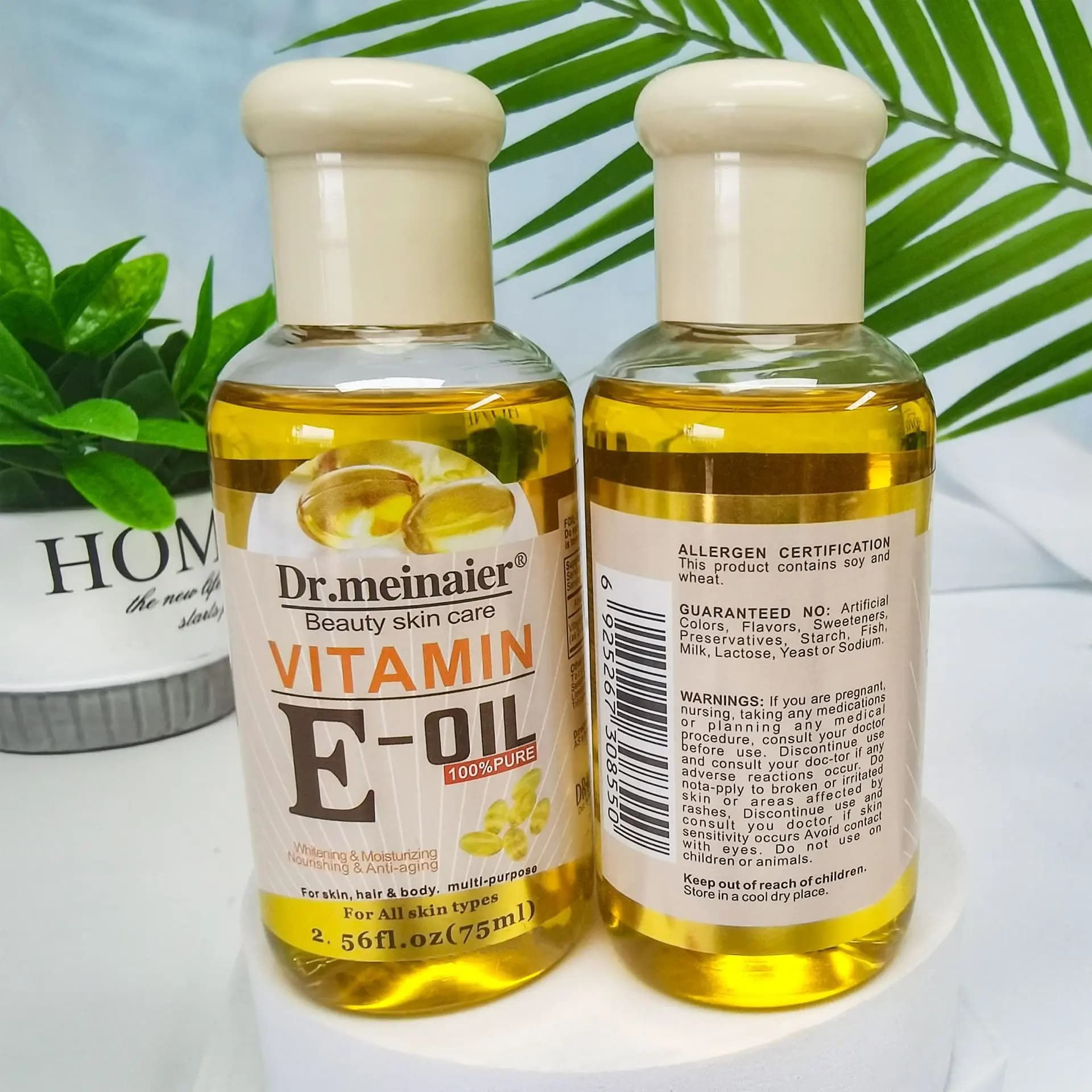 Vitamin E face essence oil bottle — image 7