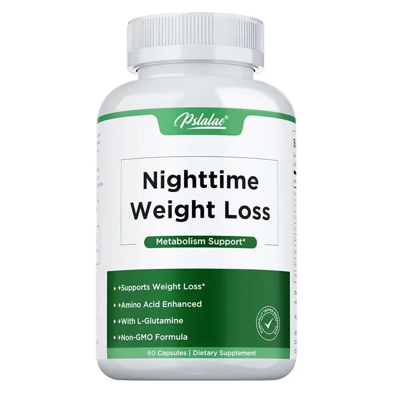 Nighttime weight loss supplement capsule bottle — image 7
