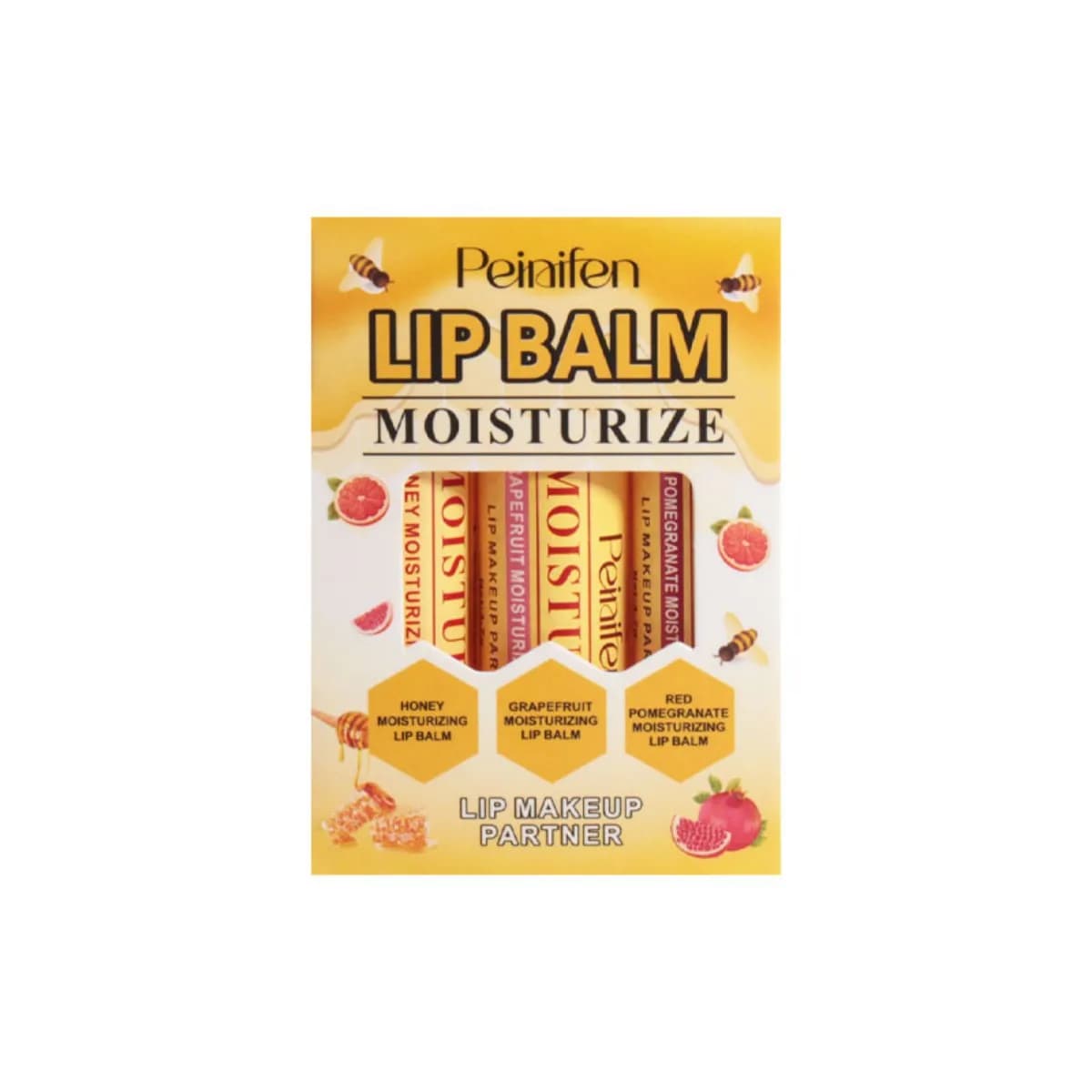 three natural plant lip balms in a set — image 7