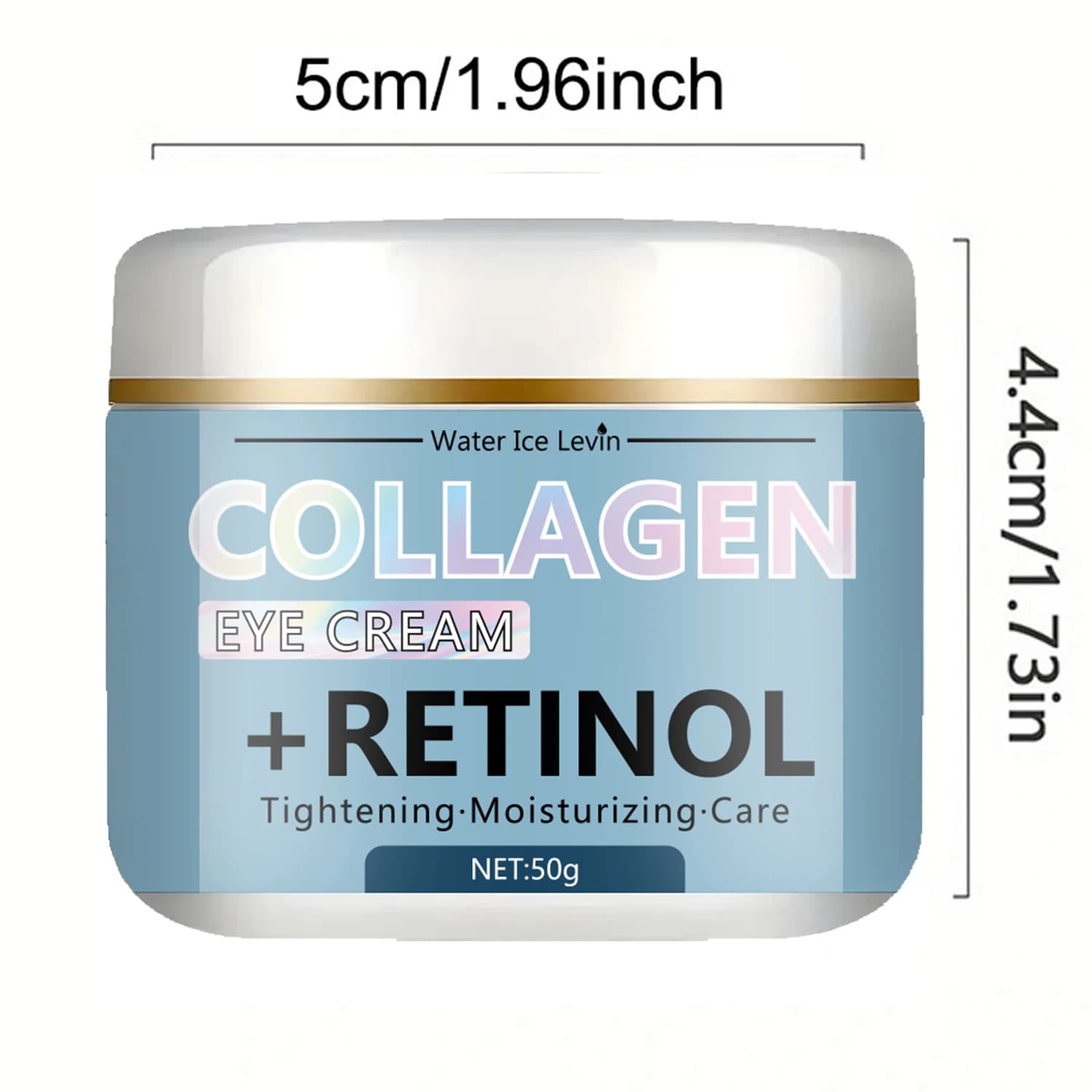 Levin collagen and retinol eye cream in a jar — image 6