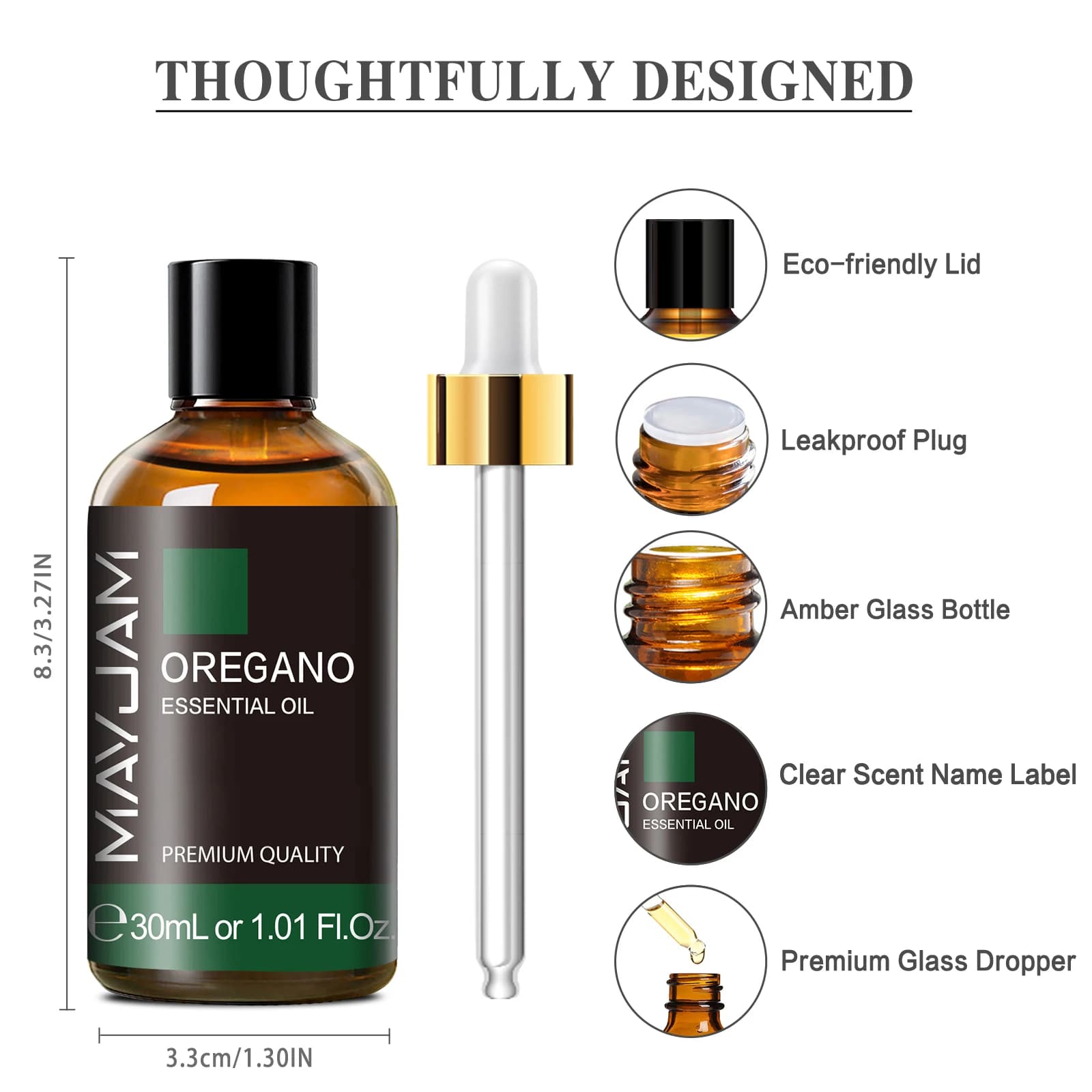 30 ml dropper bottle of mixed essential oils — image 3