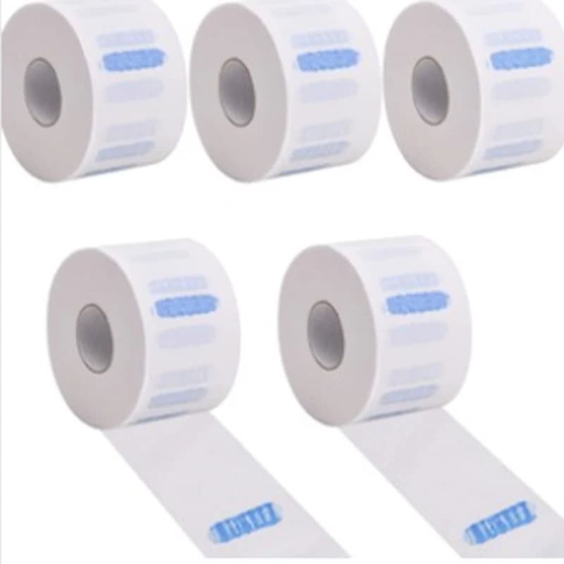white disposable neck strip for hair cutting — image 2