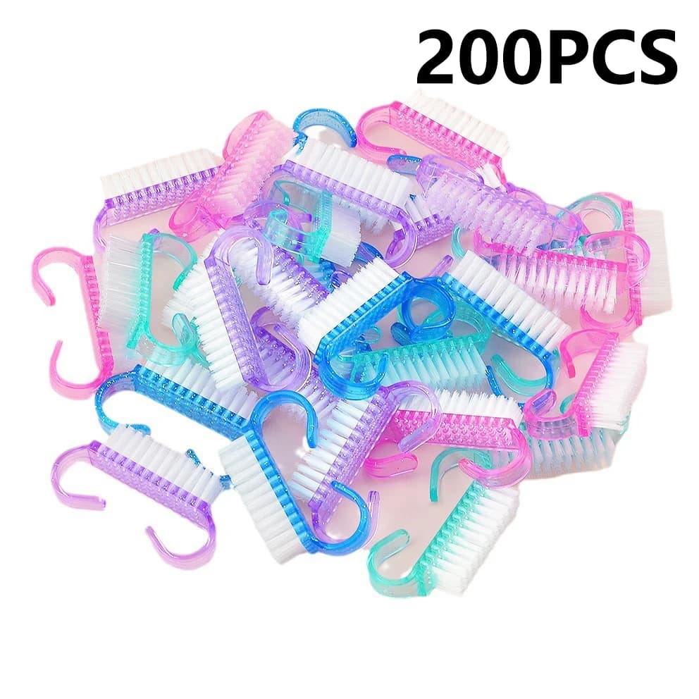 mixed color plastic nail art brush set — image 7