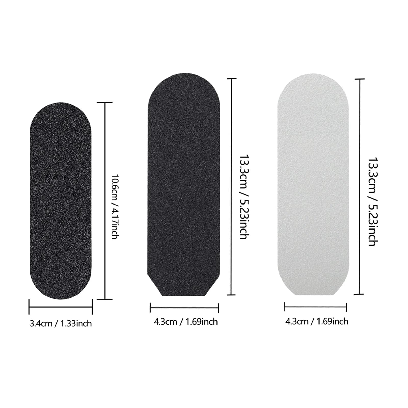 stainless steel foot file with replaceable sandpaper pads — image 4