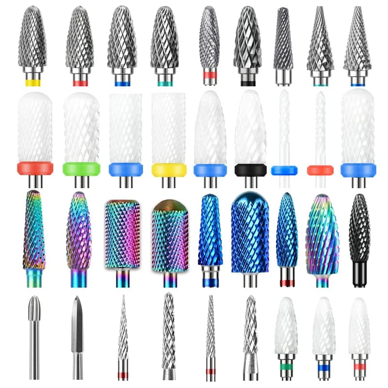 Carbide Nail Drill Bits – 67 Styles for Electric Manicure