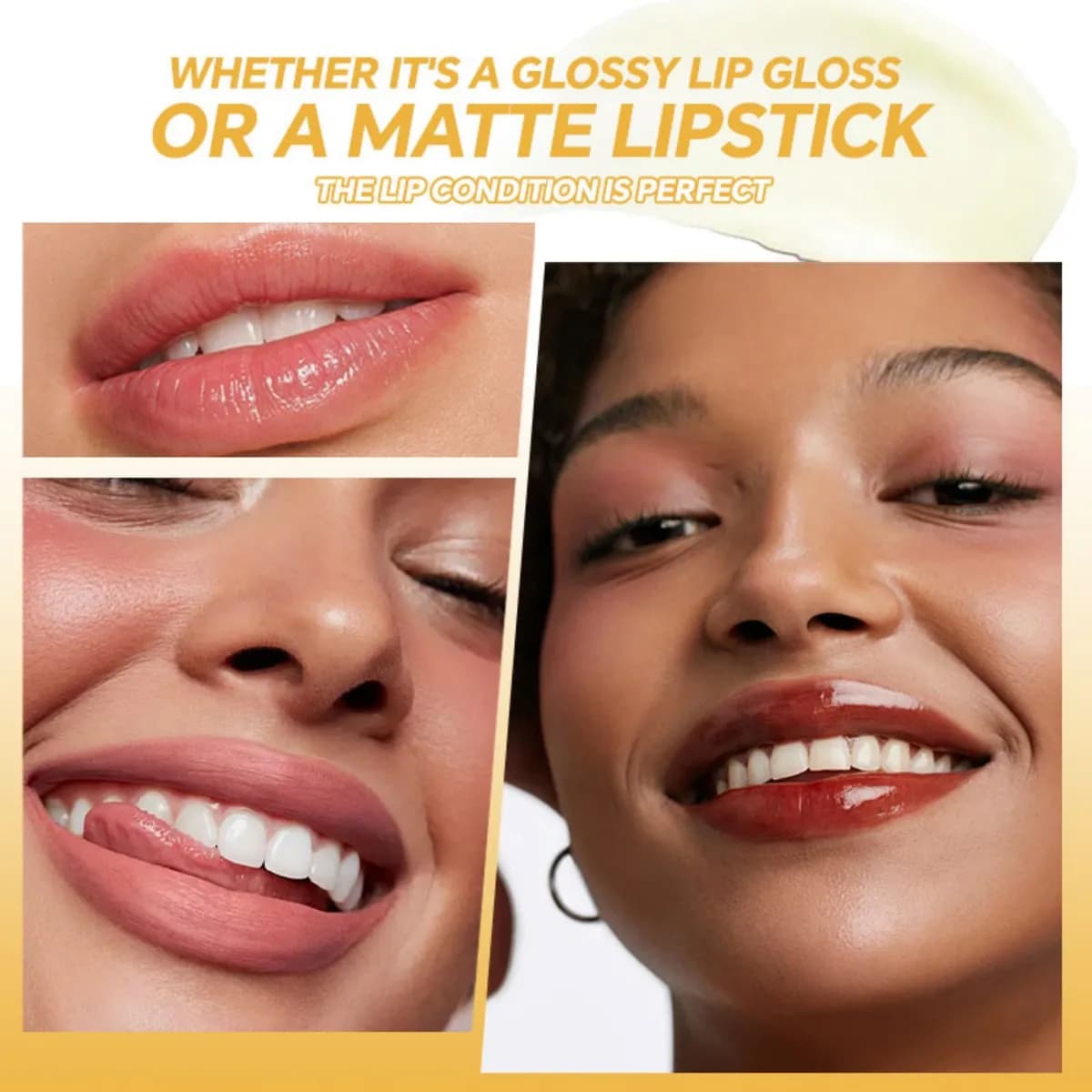 three natural plant lip balms in a set — image 4