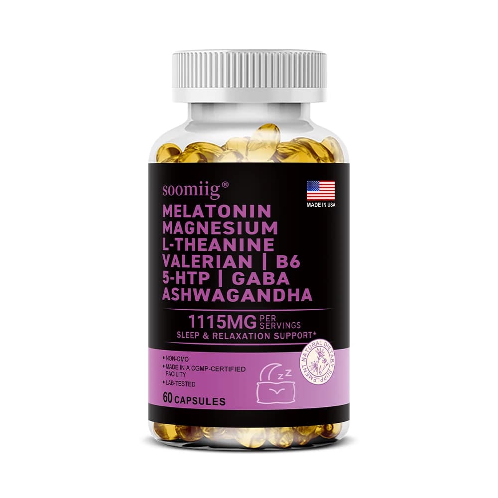 bottle of melatonin 5 mg vegan capsules — image 8