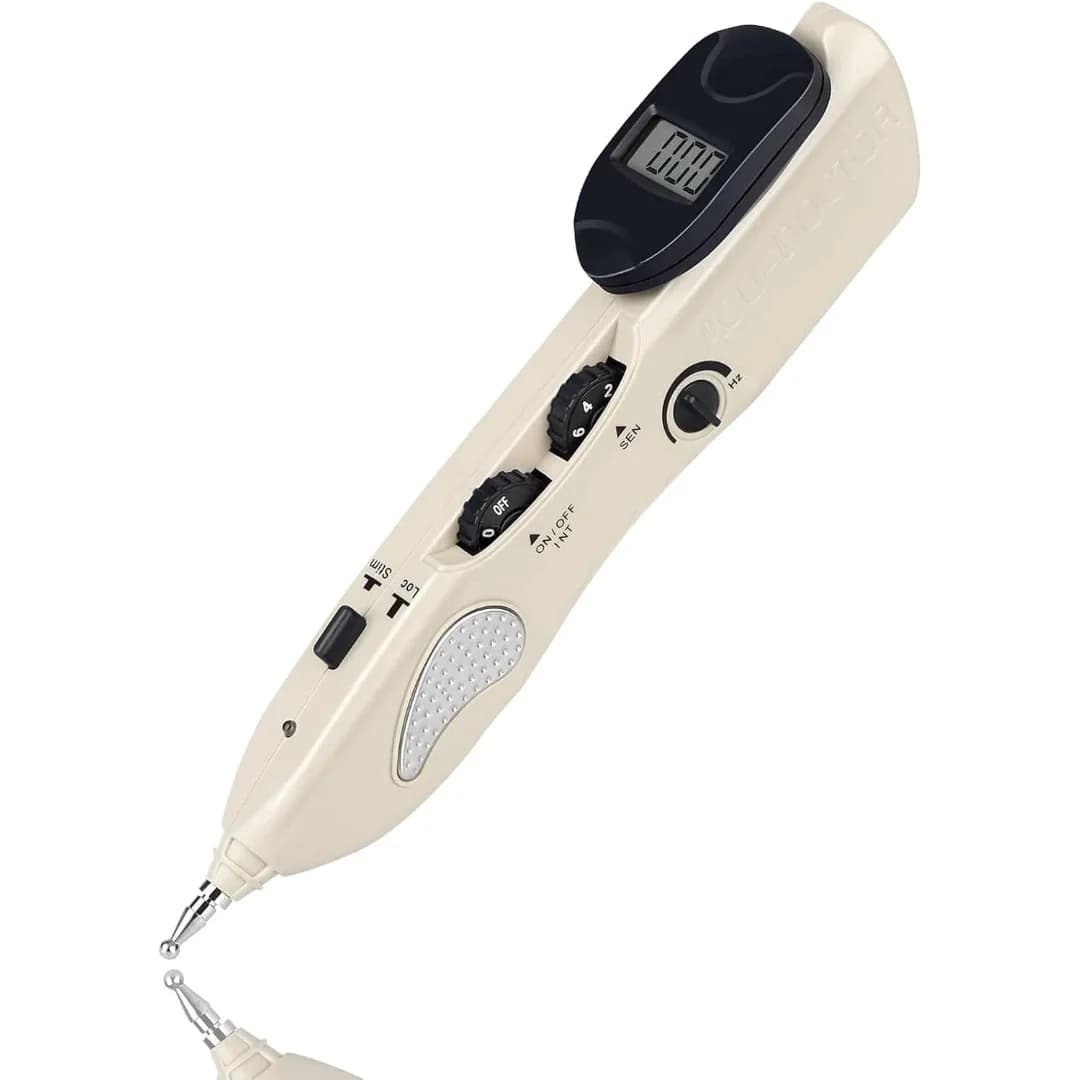 Electronic Acupuncture Pen with 3 Massage Heads