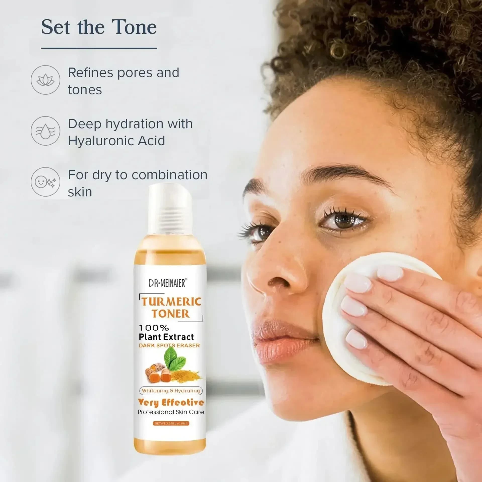 turmeric brightening toner and serum set — image 4