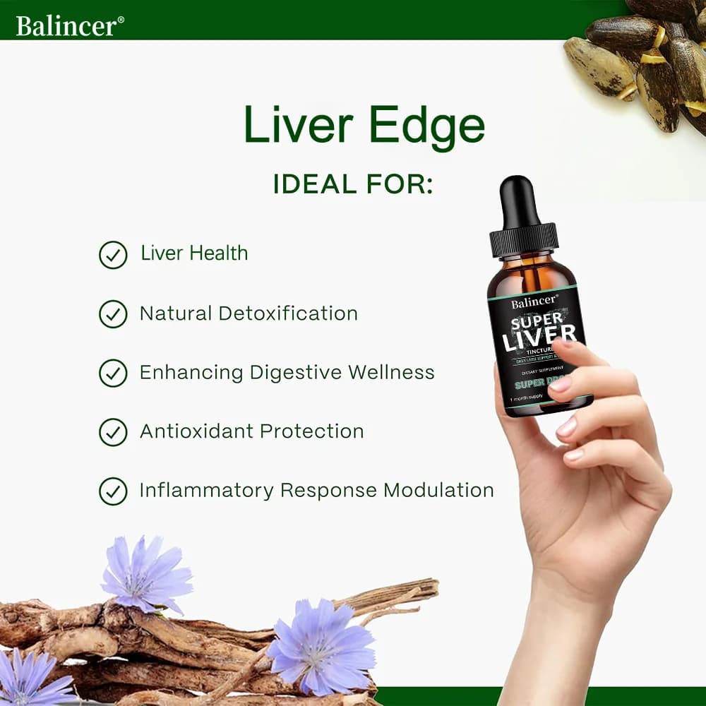 bottle of liver support liquid drops with milk thistle — image 4