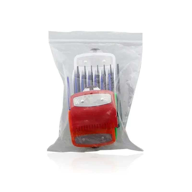 Set of eight hair clipper guide combs for Wahl trimmer — image 6