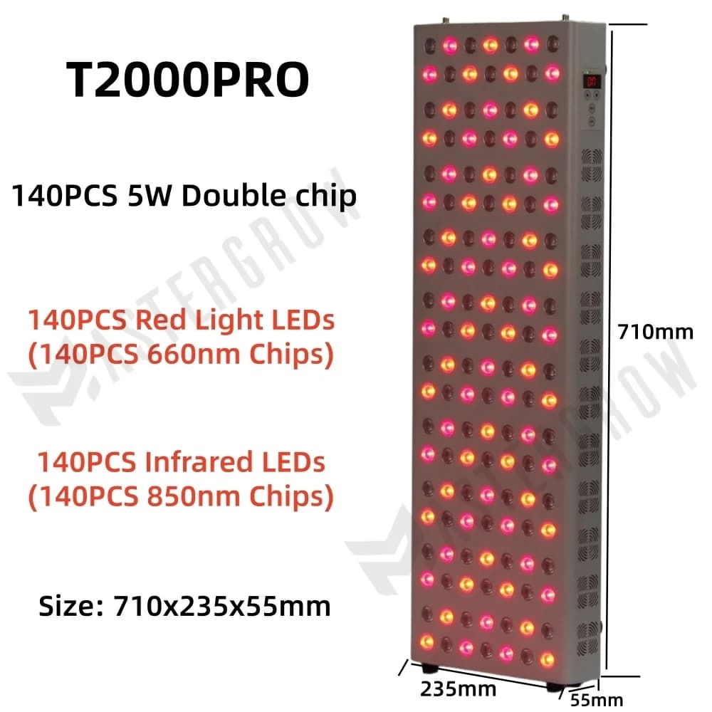 dual-chip red and near-infrared light therapy panel — image 8