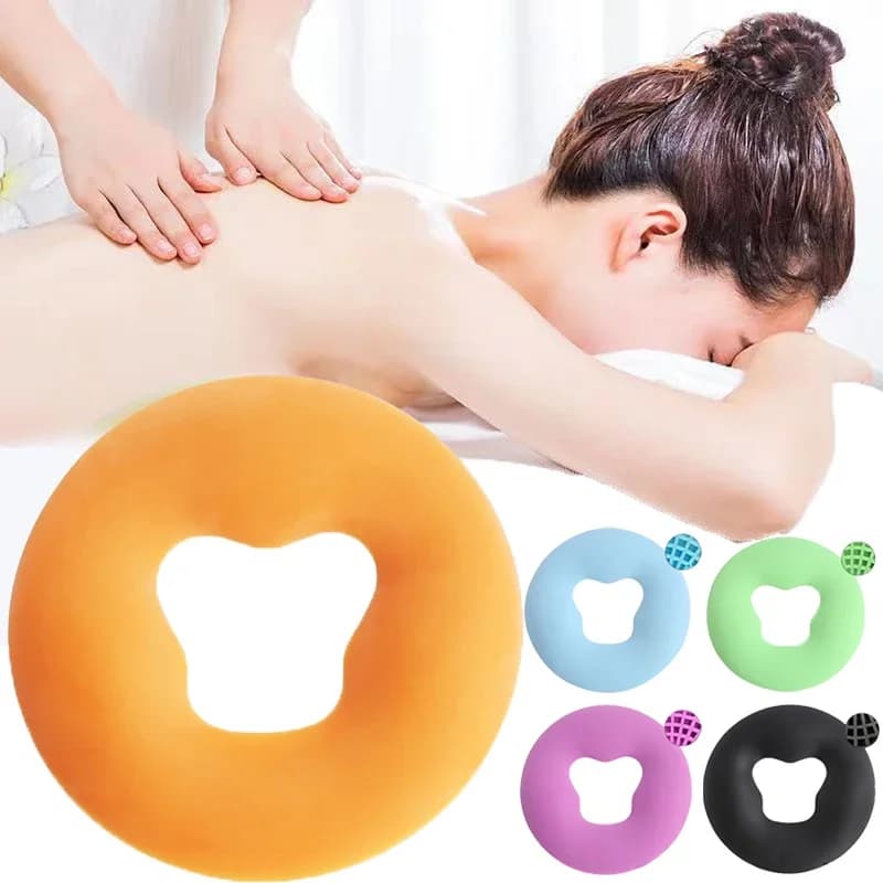 Soft Silicone Massage Pillow – Reusable Non‑Slip Spa Pad