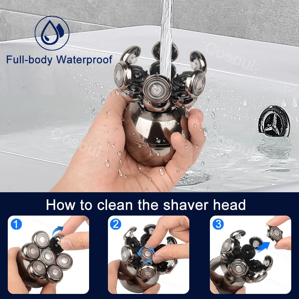 electric shaver and hair clipper for men — image 6