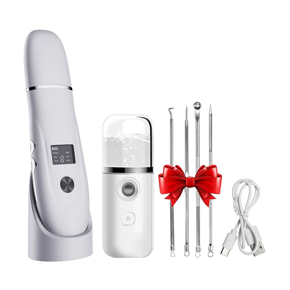 Ultrasonic facial scrubber device with silicone tip — image 8