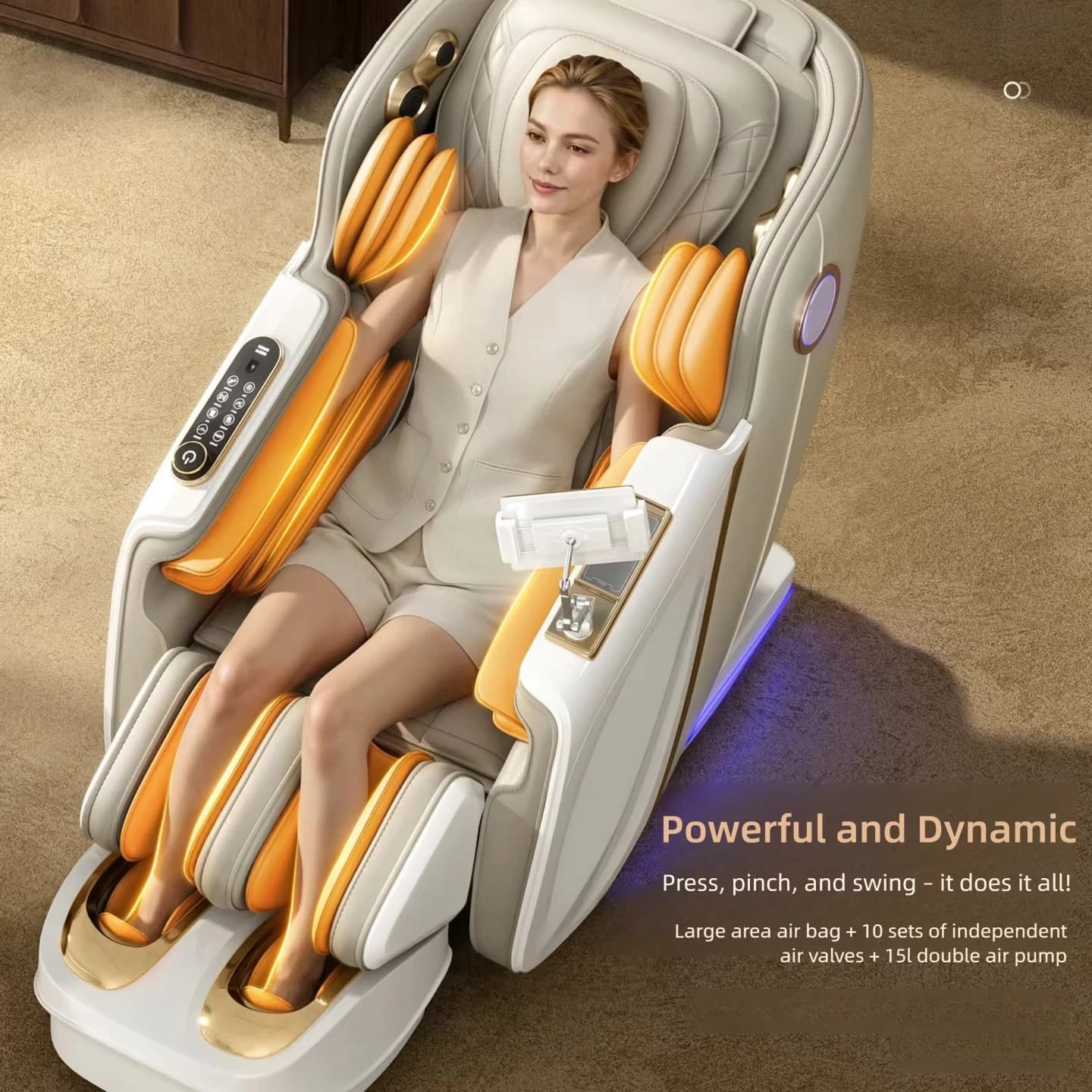 Massage Chair With 4D Gear Movement 360° Cradle Swing Design — image 5