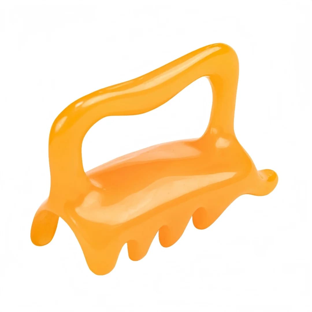 double-sided resin massage comb — image 3