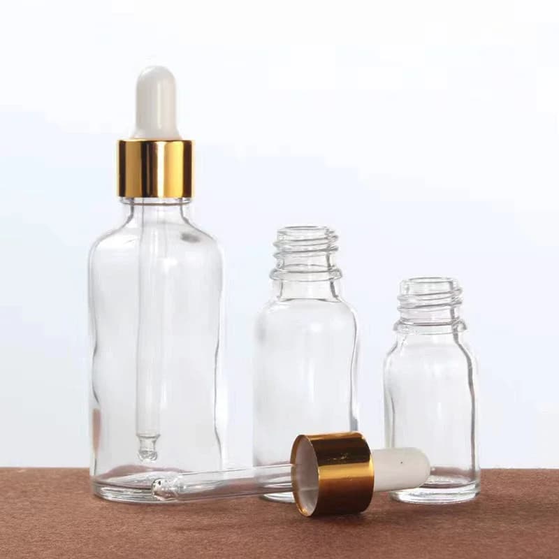 glass essential oil perfume bottles with dropper — image 5