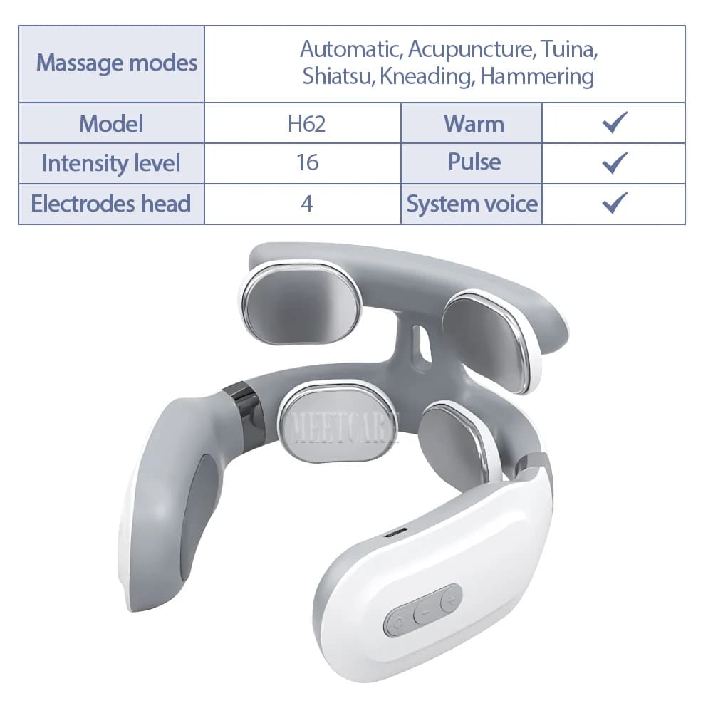 TENS neck and shoulder massager device — image 7