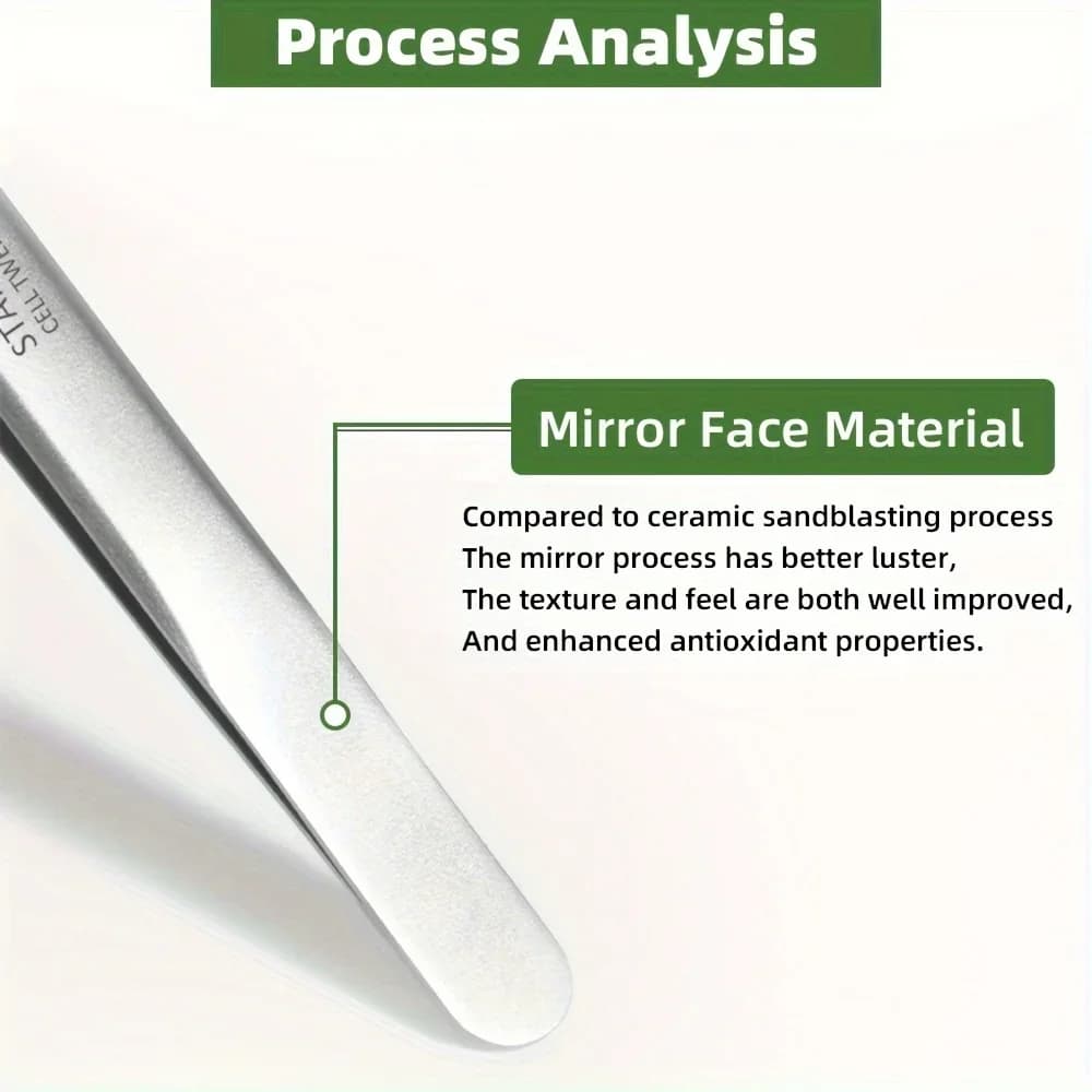 extra fine No.5 cellular acne blackhead tweezers set — image 5