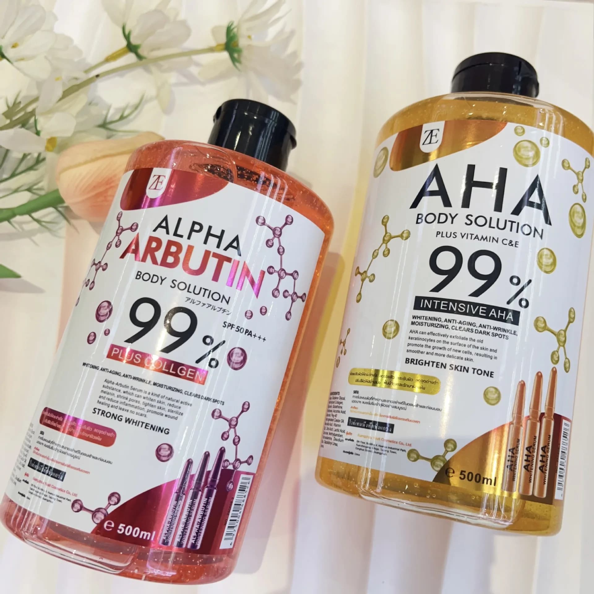 AHA moisturizing serum bottle 500 ml — image 5