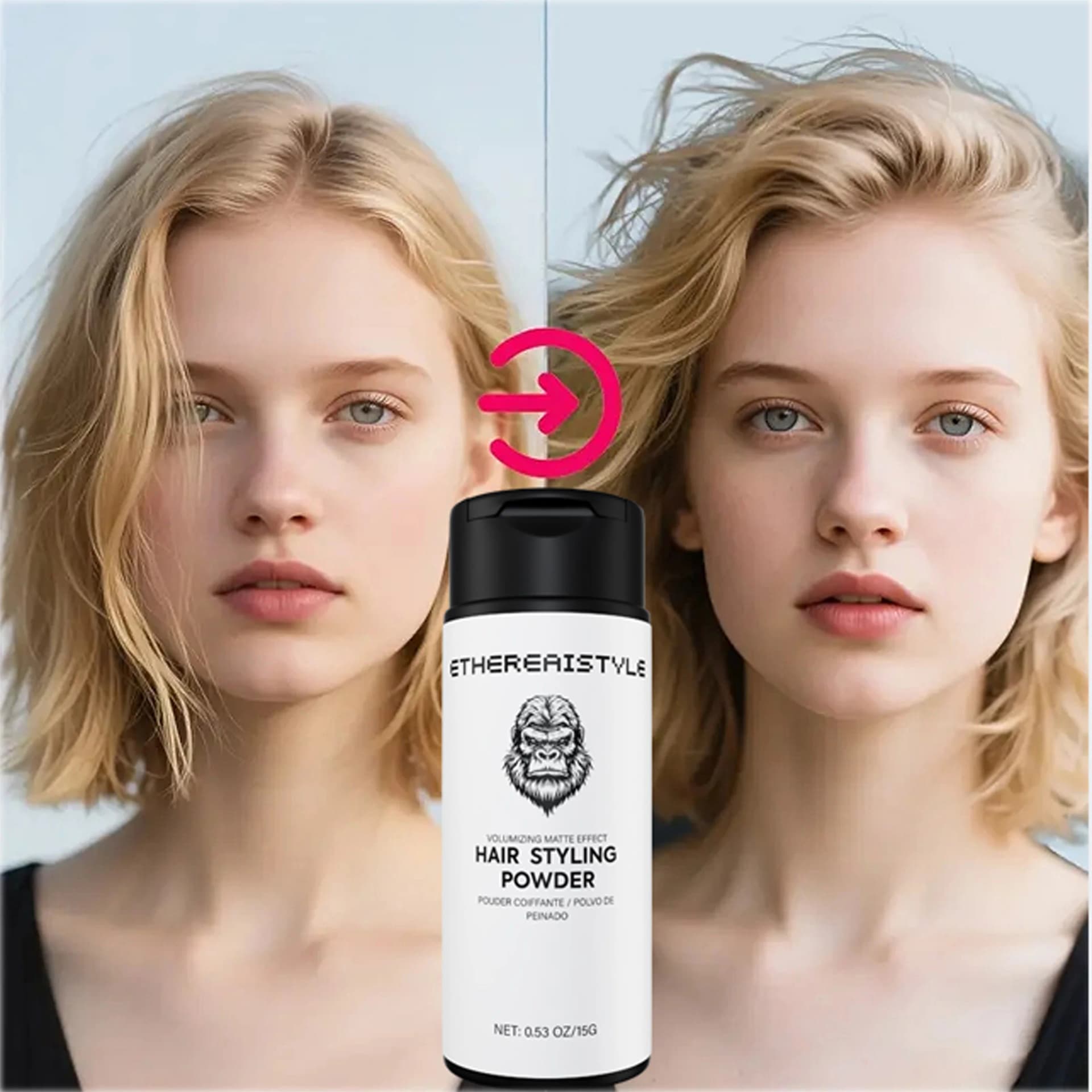 Root lift volumizing powder in a compact container — image 5